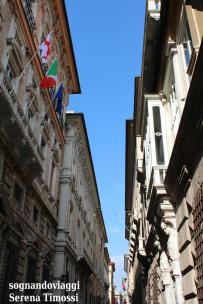 Via Garibaldi, dove si affacciano i Musei di Strada Nuova e altri Palazzi dei Rolli